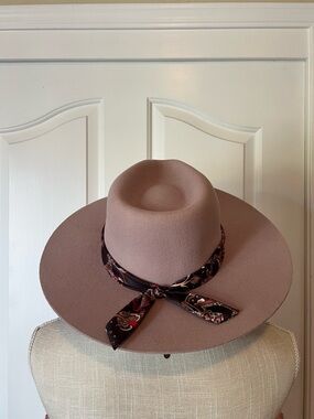 WYETH Wool Felt Panama Hat in Dusted Lilac